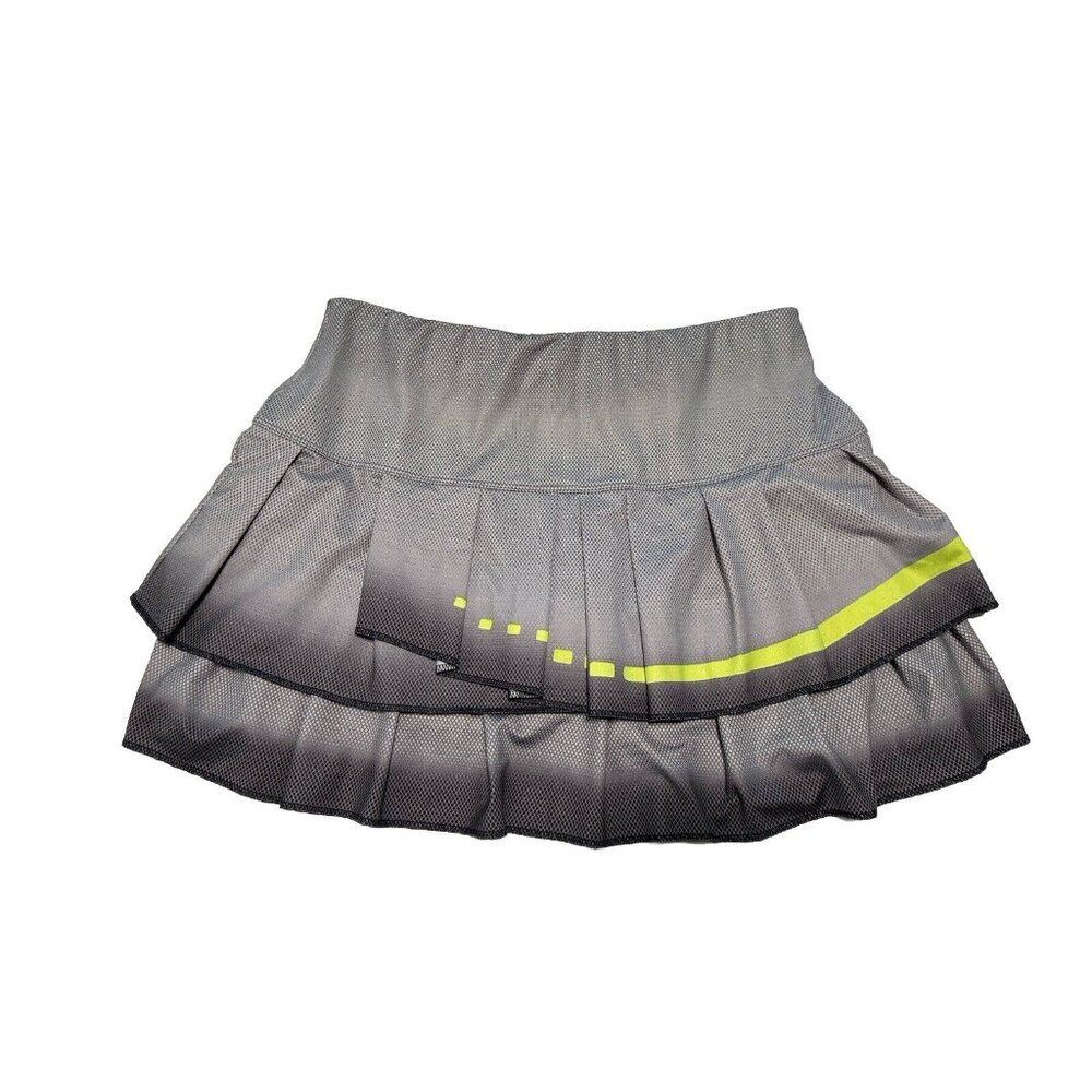 lucky in love Ladies Sz M Tennis Golf pickleball skort Stretch pull on ruffle